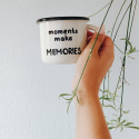 Kubek 500 ml motywacyjny - Kubek MOMENTS MAKE MEMORIES - KomuKubek