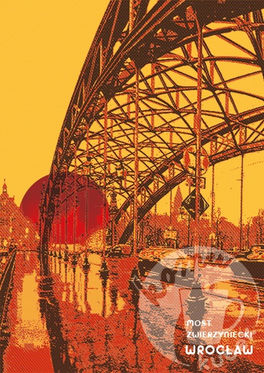 Polski Plakat Turystyczny Wrocław - KomuKubek Polski Plakat Turystyczny Wrocław - KomuKubek